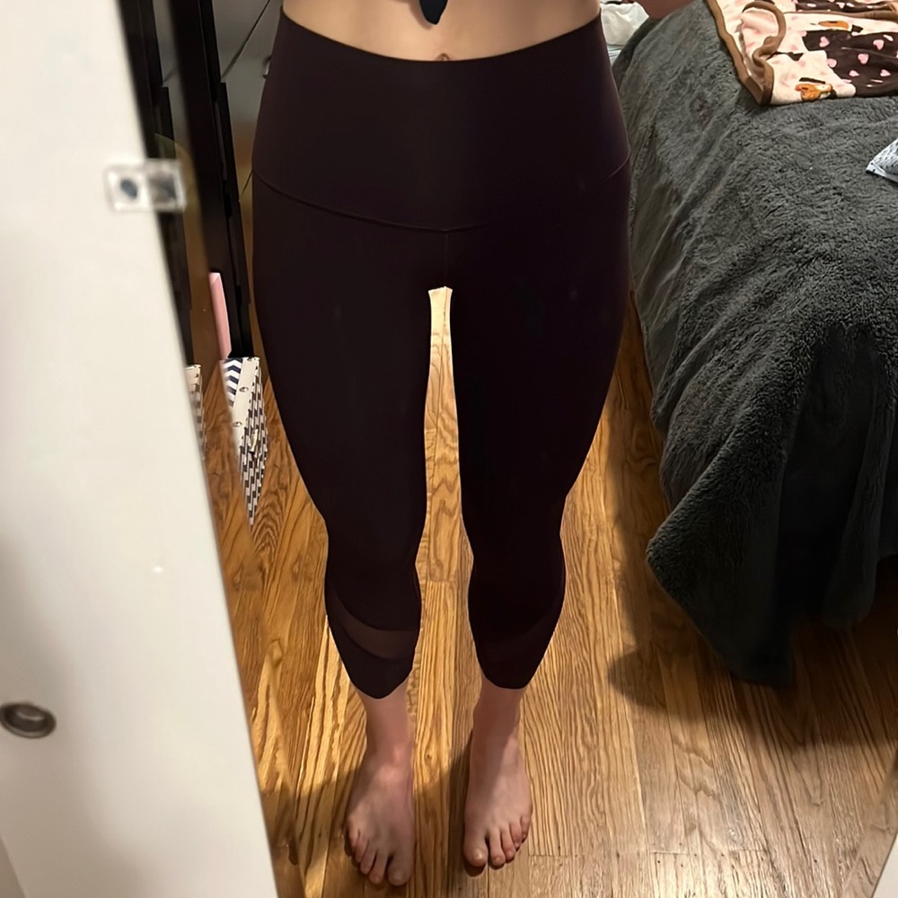 Lululemon purple tights size 04